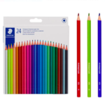 Creioane Colorate Subtiri, 24 BUC, Staedler
