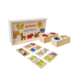 Joc de masa, Domino cu Animale salbatice, 28 Piese, 3 ani