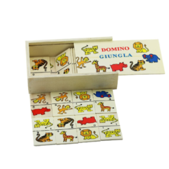 Joc de masa, Domino cu Animale salbatice, 28 Piese, 3 ani