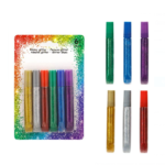Lipici, adeziv cu glitter, pentru activitati crafts, 6 culori