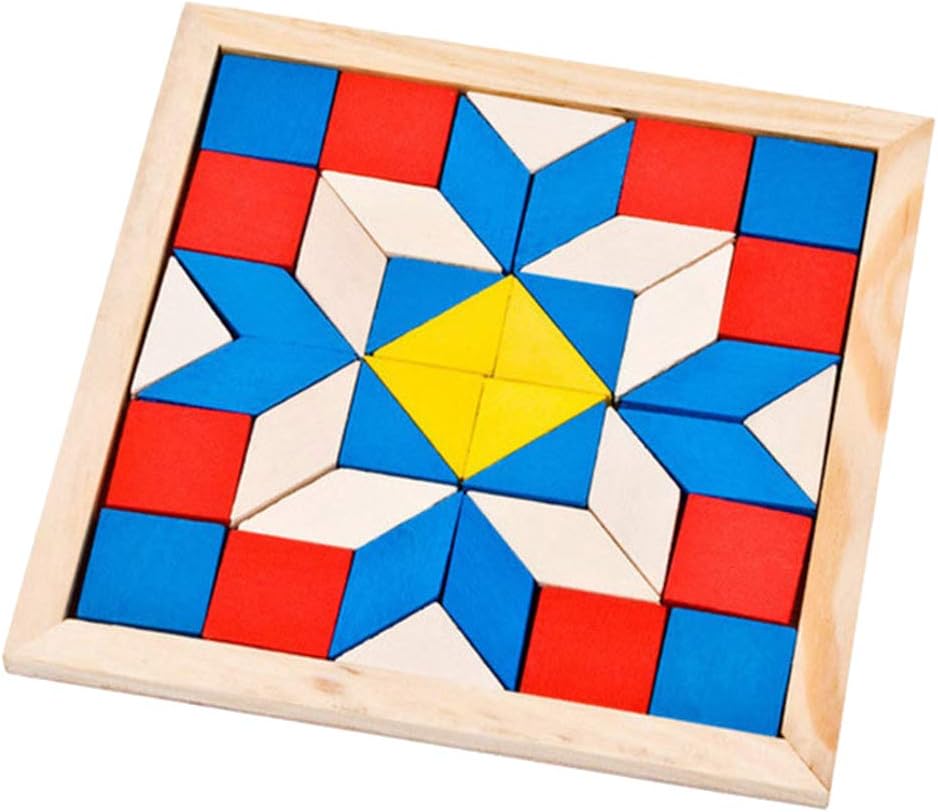 Puzzle educativ 3D tip Tangram, 3 ani+