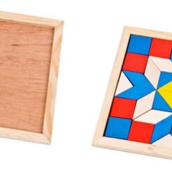 Puzzle educativ 3D tip Tangram, 3 ani+