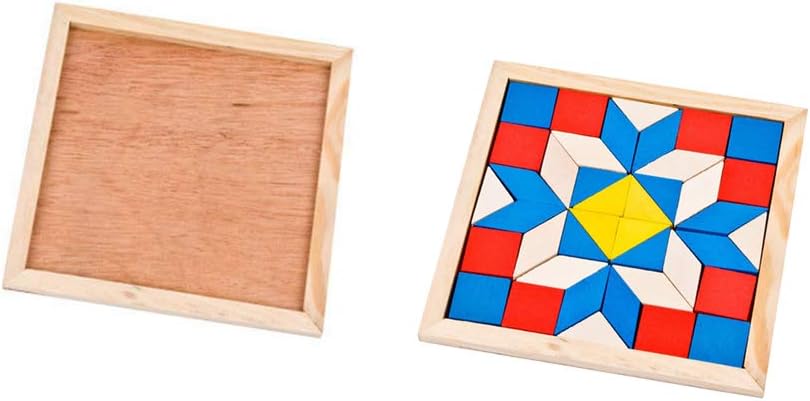 Puzzle educativ 3D tip Tangram, 3 ani+