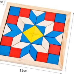Puzzle educativ 3D tip Tangram, 3 ani+