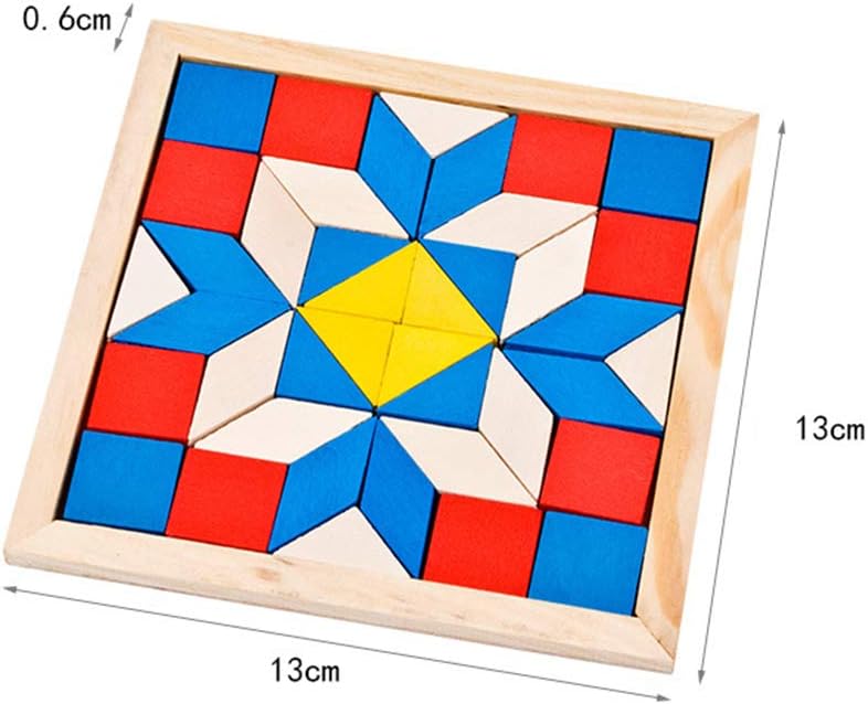 Puzzle educativ 3D tip Tangram, 3 ani+