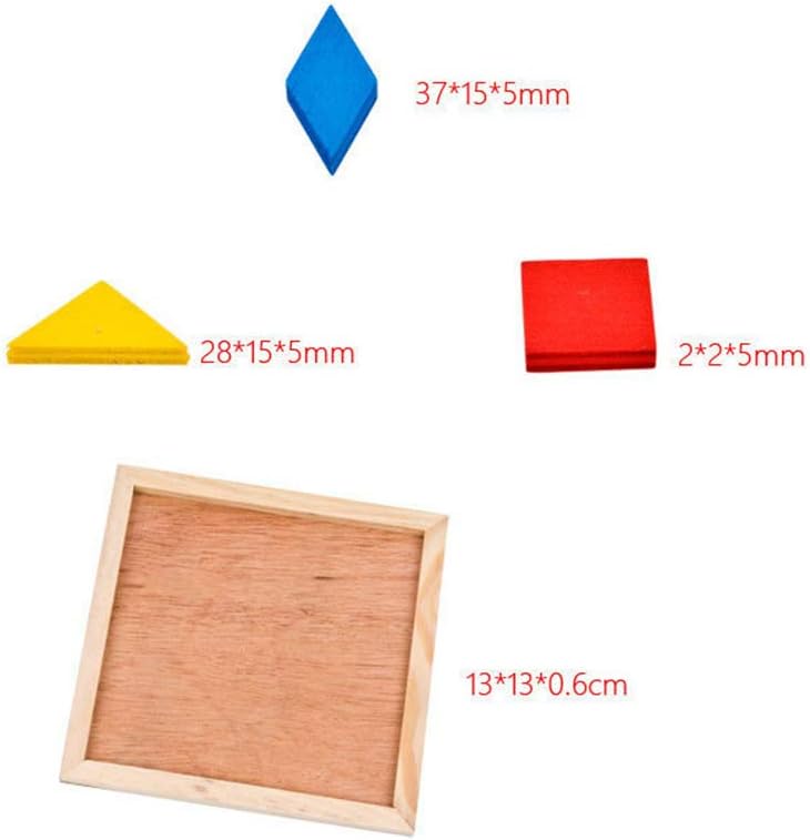 Puzzle educativ 3D tip Tangram, 3 ani+