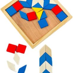 Puzzle educativ 3D tip Tangram, 3 ani+