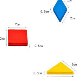 Puzzle educativ 3D tip Tangram, 3 ani+