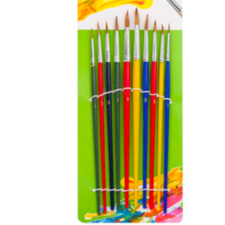 Set 10 pensule pictura cu varf rotund