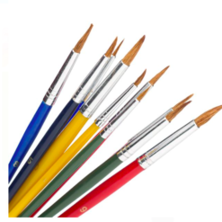 Set 10 pensule pictura cu varf rotund