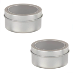 Set 2 cutii metalice pentru activitati lucru manual si crafts,