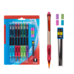 Set 7 Creione mecanice 0,7 mm cu mina de schimb si radiera