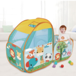 Set Cort pentru Copii cu Piscina si Bile de Joaca - Fisher Price, 55x27x40 cm, 2 ani+