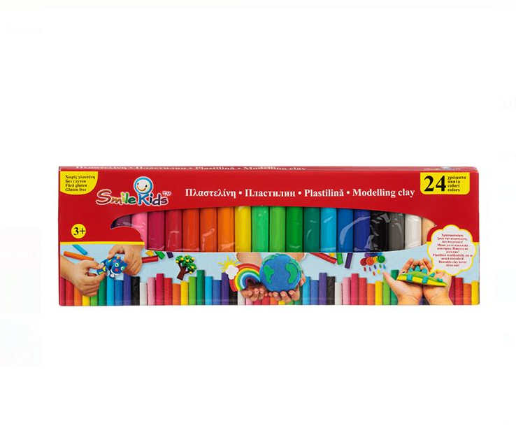 Set Plastilina, 24 culori, 500 grame