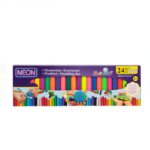 Set Plastilina, 24 culori neon, 500 grame