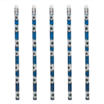 Set de 5 creioane HB cu radiera, Fotbal