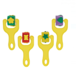 Set de pictura cu 4 role pentru vopsit, 6.5x14cm