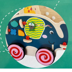 Antepremergator din lemn tip Carucior, Elefant