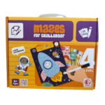 Joc Labirint cu Planse Reutilizabile,educative pentru copii, 50 modele, 5 ANI+, level 4
