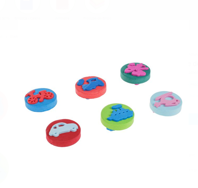 Joc de pictura, 6 stampile, Mijloace de transport