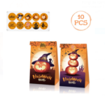Accesoriu petrecere, Pungi pentru dulciuri, Halloween,10 buc