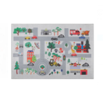 Covor pentru camera copilului, 150x100cm, Trafic Urban