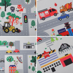 Covor pentru camera copilului, 150x100cm, Trafic Urban 03