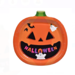 Farfurii din carton, accesorii Halloween, 6 buc
