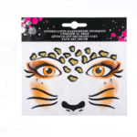 Masca tatuaj pentru fata, Leopard