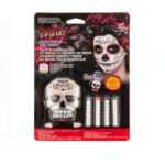 Set de 4 piese pentru machiajul de Halloween, Ziua Mortilor