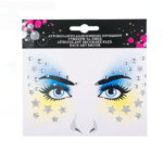 Strass-uri Autocolante pentru fata, Stelute, Accesoriu Halloween