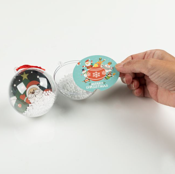 Creaza si Impodobest Globurile de Craciun, 2 buc