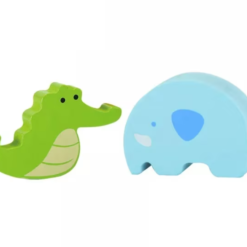 Cub Educativ bebe, din lemn cu 6 in 1 activitati, 18 luni+