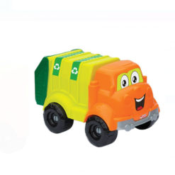 Cuburi de construit tip lego 30 piese mari, Masina reciclare