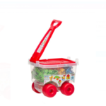 Cuburi de construit tip lego 56 piese mari, Troler, 12+ Luni