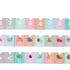 Joc logaritmic - Aritmetica si Limba engleza, 3 ani+