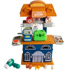 Jucarie educativa de rol - medic vetelinar, 33 piese