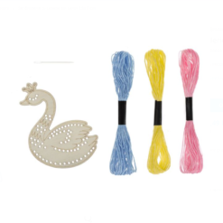 Set pentru lucru manual si broderie, Lebada, 3 ani+