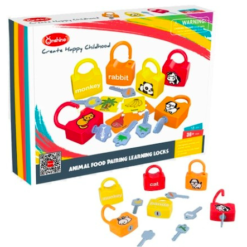 Joc de indemanare si asociere cu lacate, 18 piese, 3 ani