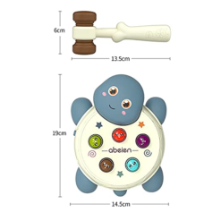 Joc de motricitate cu ciocanel, Whack-a-mole, 18 luni+