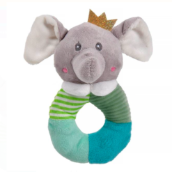 Jucarie moale si senzoriala bebelusi,17 cm, Elefant