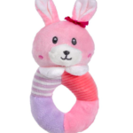 Jucarie moale si senzoriala bebelusi,17 cm, Iepuras