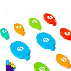 Puzzle de tip Montessori, Piciorul drept si stang