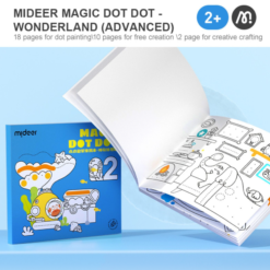 Carte de colorat cu activitati dot to dot, Mideer, avansat, 2 ani+