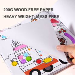 Carte de colorat cu activitati dot to dot, Mideer, avansat, 2 ani+