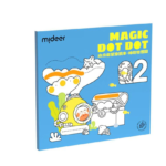 Carte de colorat cu activitati dot to dot, Mideer, avansat, 2 ani+