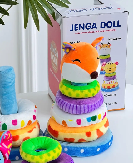 Jucarie turn de stivuire pentru bebelusi, Plus, 18 luni