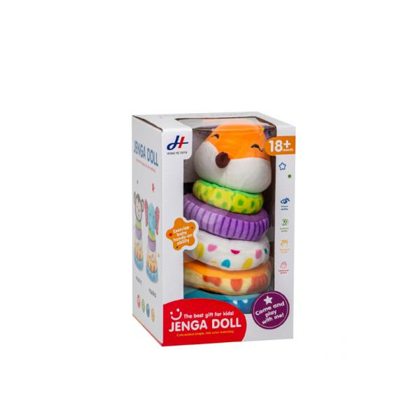 Jucarie turn de stivuire pentru bebelusi, Plus, 18 luni