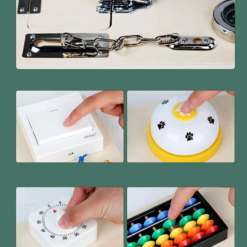 Placa senzoriala cu activitati Montessori - Busy Board