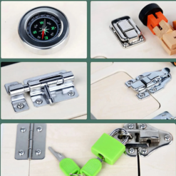 Placa senzoriala cu activitati Montessori - Busy Board